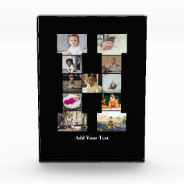 Entwerfen Sie Ihre eigene Letter-H-FotoCollage Fotoblock