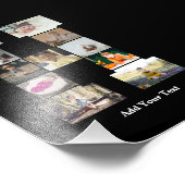 Entwerfen Sie Ihre eigene Letter-H-FotoCollage Fotodruck (Ecke)