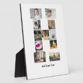 Entwerfen Sie Ihre eigene Letter-H-FotoCollage Fotoplatte (Seite)