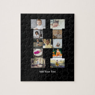 Entwerfen Sie Ihre eigene Letter-H-FotoCollage Puzzle