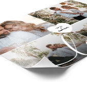 Entwerfen Sie Ihre eigene Liebe Collage Fotografy Fotodruck (Ecke)