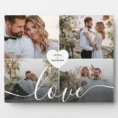 Entwerfen Sie Ihre eigene Liebe Collage Fotografy Fotoplatte (Vorderseite)