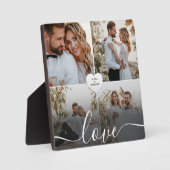Entwerfen Sie Ihre eigene Liebe Collage Fotografy Fotoplatte (Vorderseite)