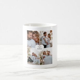 Entwerfen Sie Ihre eigene Liebe Collage Fotografy Kaffeetasse