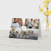 Entwerfen Sie Ihre eigene Liebe Collage Fotografy Karte (Gelbe Blume)