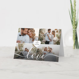 Entwerfen Sie Ihre eigene Liebe Collage Fotografy Karte