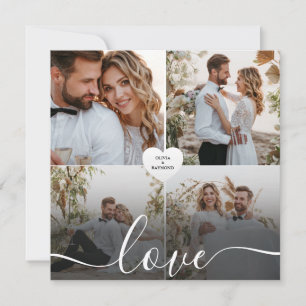 Entwerfen Sie Ihre eigene Liebe Collage Fotografy Karte
