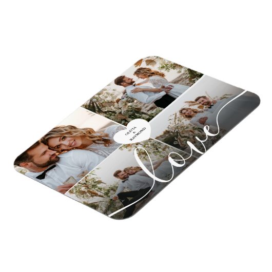 Entwerfen Sie Ihre eigene Liebe Collage Fotografy Magnet (Linke Seite)