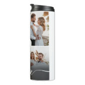 Entwerfen Sie Ihre eigene Liebe Collage Fotografy Thermosbecher (Nach rechts gedreht)