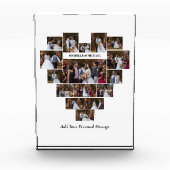 Entwerfen Sie Ihre eigene Liebe Herz geformt FotoC Fotoblock (Vorderseite)