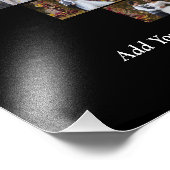 Entwerfen Sie Ihre eigene Liebe Herz geformt FotoC Fotodruck (Ecke)