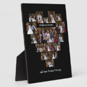 Entwerfen Sie Ihre eigene Liebe Herz geformt FotoC Fotoplatte (Seite)