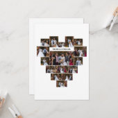 Entwerfen Sie Ihre eigene Liebe Herz geformt FotoC Karte (Vorderseite/Rückseite Beispiel)