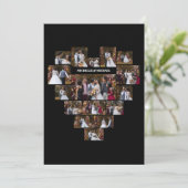 Entwerfen Sie Ihre eigene Liebe Herz geformt FotoC Karte (Stehend Vorderseite)