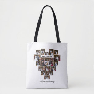 Entwerfen Sie Ihre eigene Liebe Herz geformt FotoC Tasche