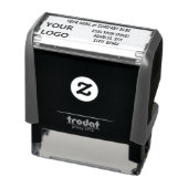 Entwerfen Sie Ihre eigene Logo-Adresse Selbstfarbi Permastempel (Produkt)