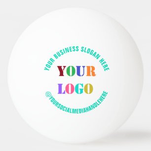 Entwerfen Sie Ihre eigene Logo-Pong-Ball-Vorlage Tischtennisball
