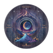 Entwerfen Sie Ihre eigene magische Landschaft Luna Schneidebrett (Vorderseite)