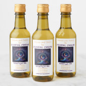 Entwerfen Sie Ihre eigene magische Landschaft Luna Weinetikett (Flaschen)