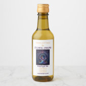 Entwerfen Sie Ihre eigene magische Landschaft Luna Weinetikett (Vorderseite)