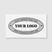 Entwerfen Sie Ihre eigene magnetische Visitenkarte Magnetkarte (Vorderseite)