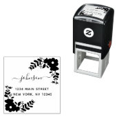 Entwerfen Sie Ihre eigene moderne Rücksendeadresse Permastempel (Beispiel)