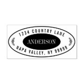 Entwerfen Sie Ihre eigene moderne Rücksendeadresse Permastempel (Design)