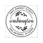 Entwerfen Sie Ihre eigene moderne rustikale Rückse Permastempel (Design)