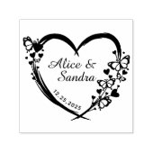 Entwerfen Sie Ihre eigene moderne, sich rundum sel Permastempel (Design)