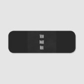 Entwerfen Sie Ihre eigene Namensschild (Vorderseite)