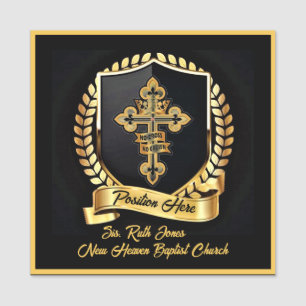 Entwerfen Sie Ihre eigene Namenstafel Namensschild