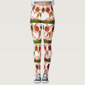 Entwerfen Sie Ihre eigene Niedliche, hübsche Blume Leggings (Vorderseite)