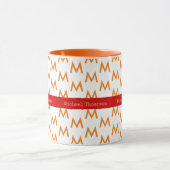 Entwerfen Sie Ihre eigene orangefarbene Tasse mit (Zentrum)