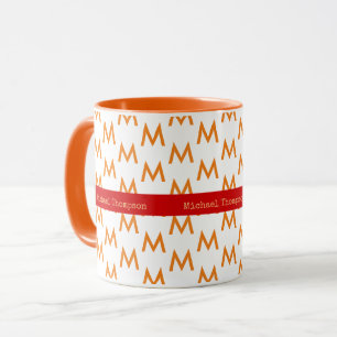 Entwerfen Sie Ihre eigene orangefarbene Tasse mit
