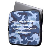 Entwerfen Sie Ihre eigene Personalisierte blaue Ca Laptopschutzhülle (Vorderseite Links)