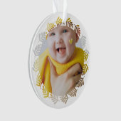 Entwerfen Sie Ihre eigene Personalisierte Ornament (Vorderseite)