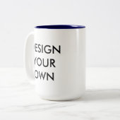 Entwerfen Sie Ihre eigene Personalisierte Zwei-Ton Zweifarbige Tasse (Vorderseite Links)