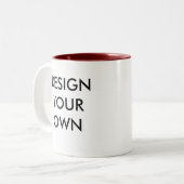 Entwerfen Sie Ihre eigene Personalisierte Zwei-Ton Zweifarbige Tasse (Vorderseite Links)