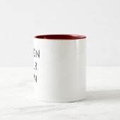 Entwerfen Sie Ihre eigene Personalisierte Zwei-Ton Zweifarbige Tasse (Mittel)
