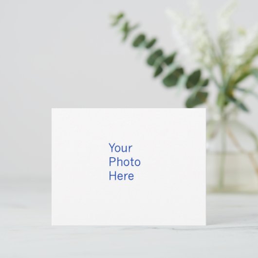 Entwerfen Sie Ihre eigene Postkarte (Stehend Vorderseite)