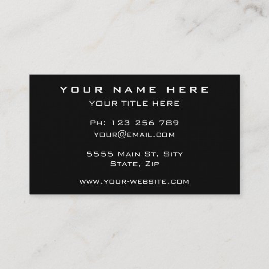 Entwerfen Sie Ihre eigene QR-Code-Business-Card-Vo Visitenkarte (Vorderseite)