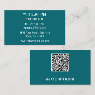 Entwerfen Sie Ihre eigene QR-Code-Business-Card-Vo Visitenkarte