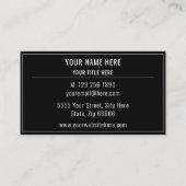 Entwerfen Sie Ihre eigene QR-Code-Business-Karte - Visitenkarte (Vorderseite)