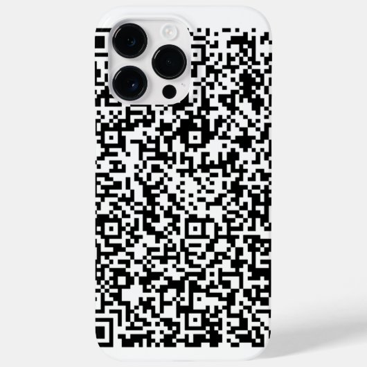 Entwerfen Sie Ihre eigene QR-Code iPhone Case-Farb Case-Mate iPhone Hülle (Rückseite)