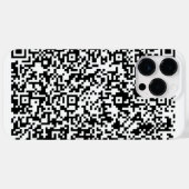Entwerfen Sie Ihre eigene QR-Code iPhone Case-Farb Case-Mate iPhone Hülle (Rückseite (Horizontal))