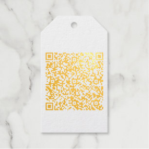 Entwerfen Sie Ihre eigene QR-Code-Vorlage für Gesc Geschenkanhänger