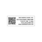 Entwerfen Sie Ihre eigene QR-Codeadresse Selbstfar Permastempel (Design)