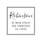 Entwerfen Sie Ihre eigene Rücksendeadresse für ben Gummistempel (Prägung)