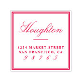 Entwerfen Sie Ihre eigene Rücksendeadresse für ben Permastempel (Design)