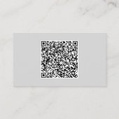 Entwerfen Sie Ihre eigene Scan QR Code Business Ca Visitenkarte (Rückseite)